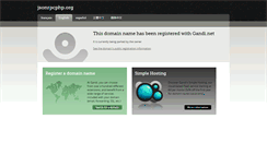 Desktop Screenshot of jsonrpcphp.org